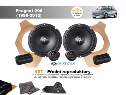 predni repro Peugeot 206 (1998 2012)