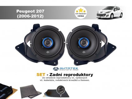 zadni repro Peugeot 207 (2006 2012)