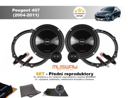predni repro Peugeot 407 (2004 2011)