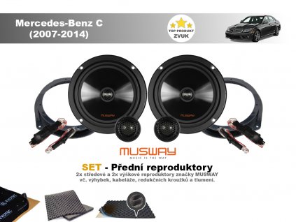 predni repro Mercedes Benz C (2007 2014)