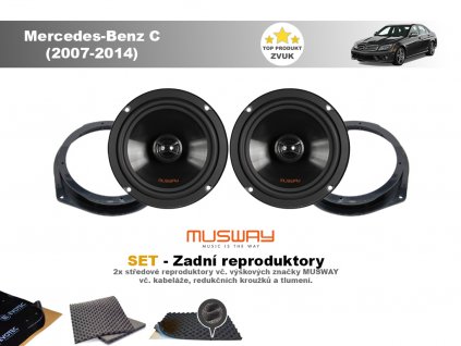 zadni repro Mercedes Benz C (2007 2014)
