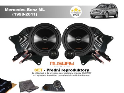 predni repro Mercedes Benz ML (1998 2011)