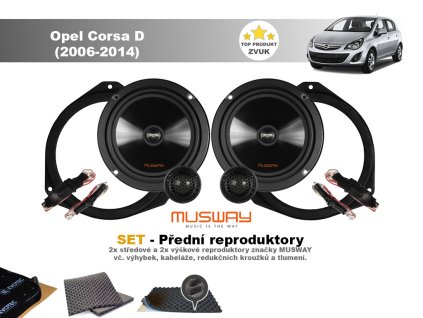 predni repro Opel Corsa D (2006 2014)