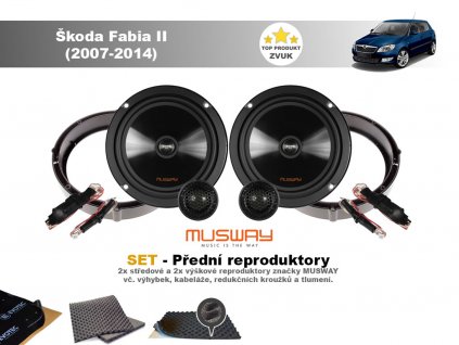 predni repro Škoda Fabia II (2007 2014)