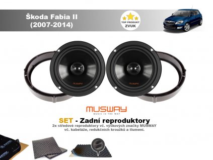 zadni repro Škoda Fabia II (2007 2014)
