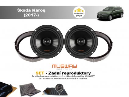 zadni repro Škoda Karoq (2017 )