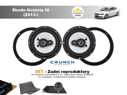 zadni repro Škoda Octavia III (2013 )