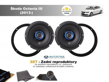 zadni repro Škoda Octavia III (2013 )