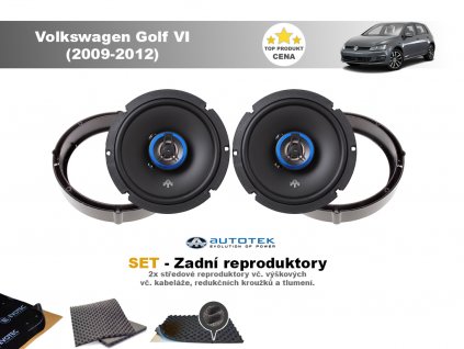 zadni repro Volkswagen Golf VI (2009 2012)