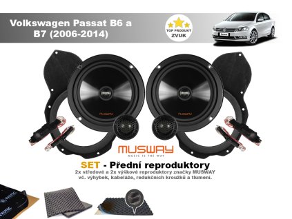 predni repro Volkswagen Passat B6 a B7 (2006 2014)