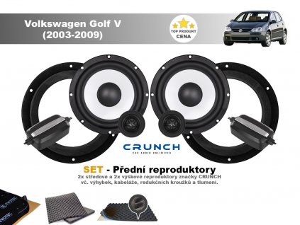 predni repro Volkswagen Golf V (2003 2009)