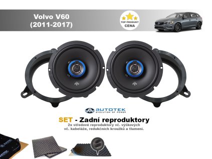 SET - zadní reproduktory do Volvo V60 (2011-2017) - Autotek