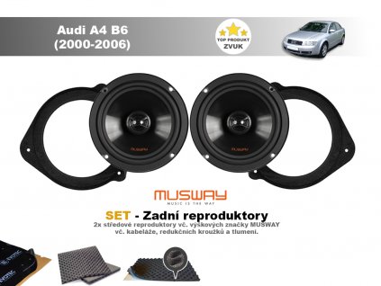zadni repro Audi A4 B6 (2000 2006)