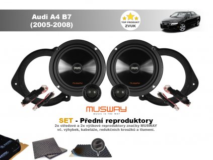 predni repro Audi A4 B7 (2005 2008)