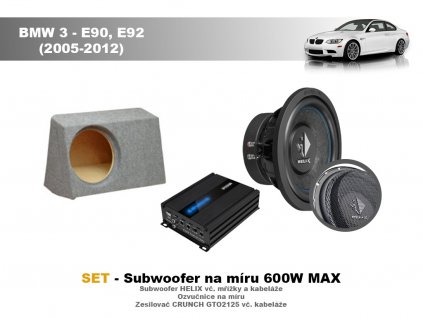 Subwoofery na míru kompletka E90,E92