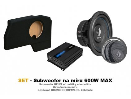 Subwoofery na míru kompletka liftback