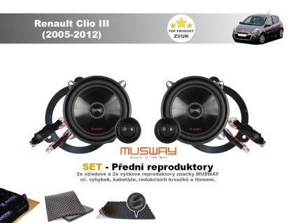 predni repro Renault Clio III (2005 2012)