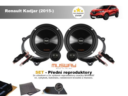 predni repro Renault Kadjar (2015 )