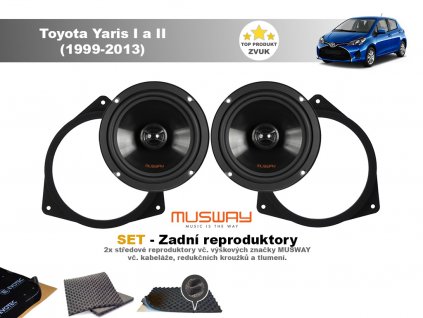 zadni repro Toyota Yaris I a II (1999 2013)