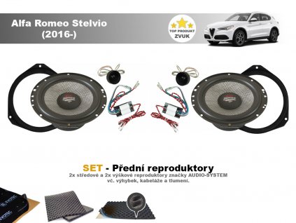 Alfa Romeo Stelvio X Audio system predni