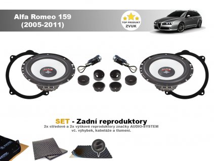 Alfa Romeo 159 M Audio system zadni