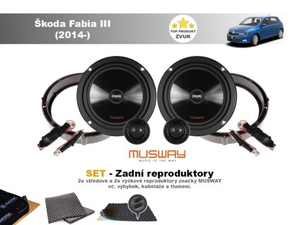 skoda fabia III zadni ME6.2C
