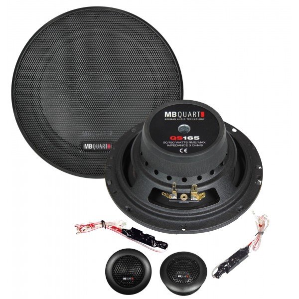 MB Quart QS165 - <p>2-pásmové komponentní  reproduktory MB Quart, 16 cm, 90 W RMS, 3 <span>Ω</span></p>