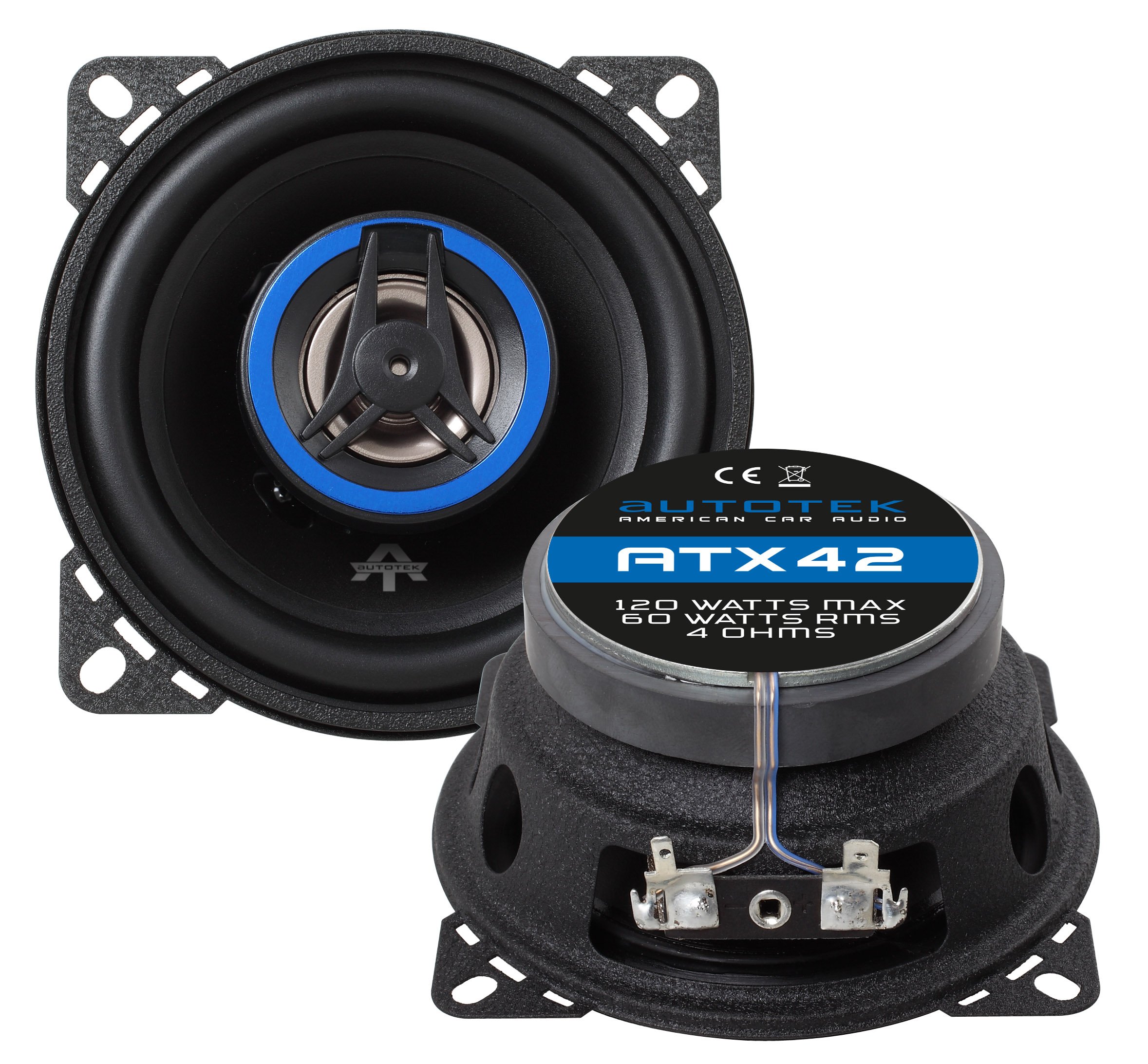 AUTOTEK ATX42 - Koaxiální reproduktory 100 mm, 120 W max., 90 dB