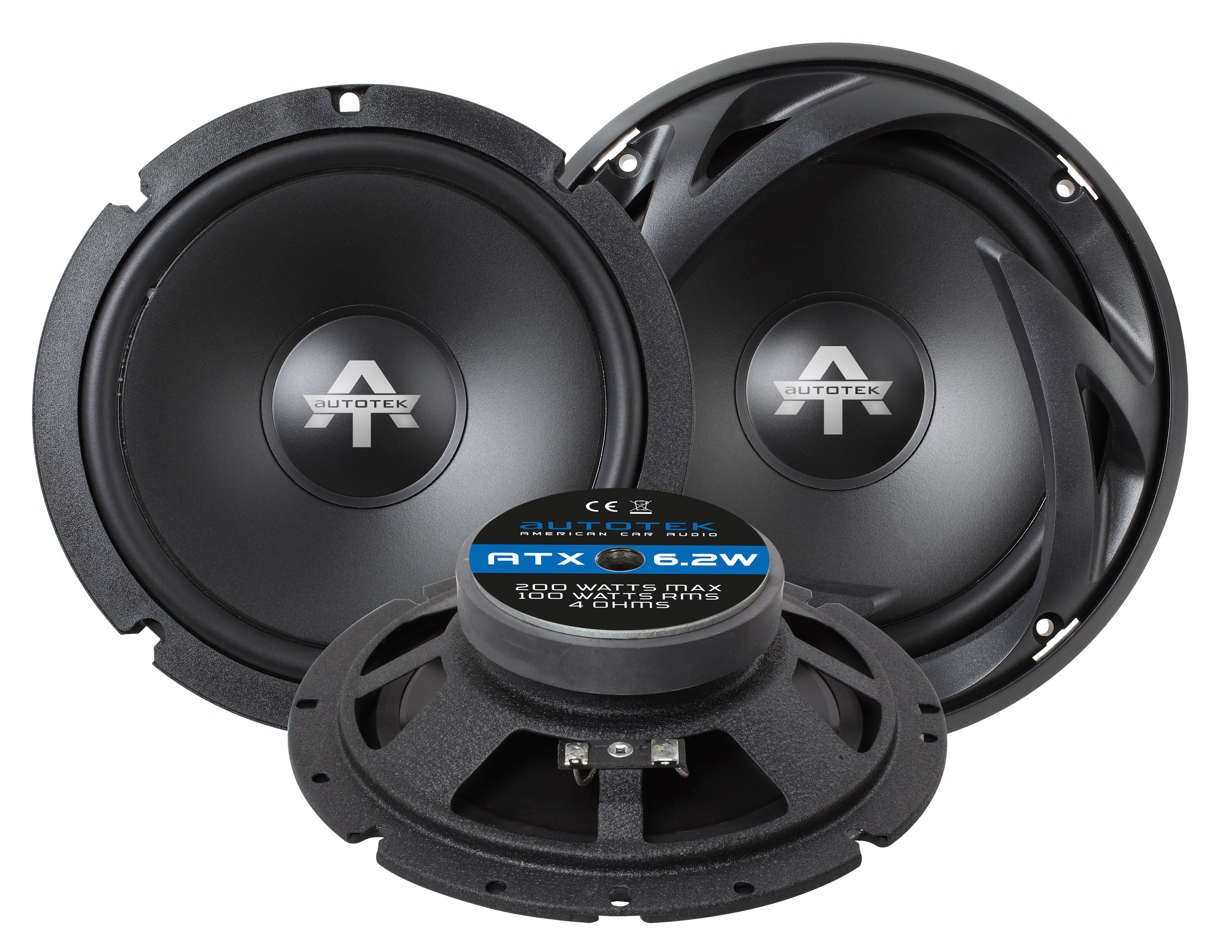 Autotek ATX6.2W - Středobasové reproduktory, 16 cm, 100 W RMS