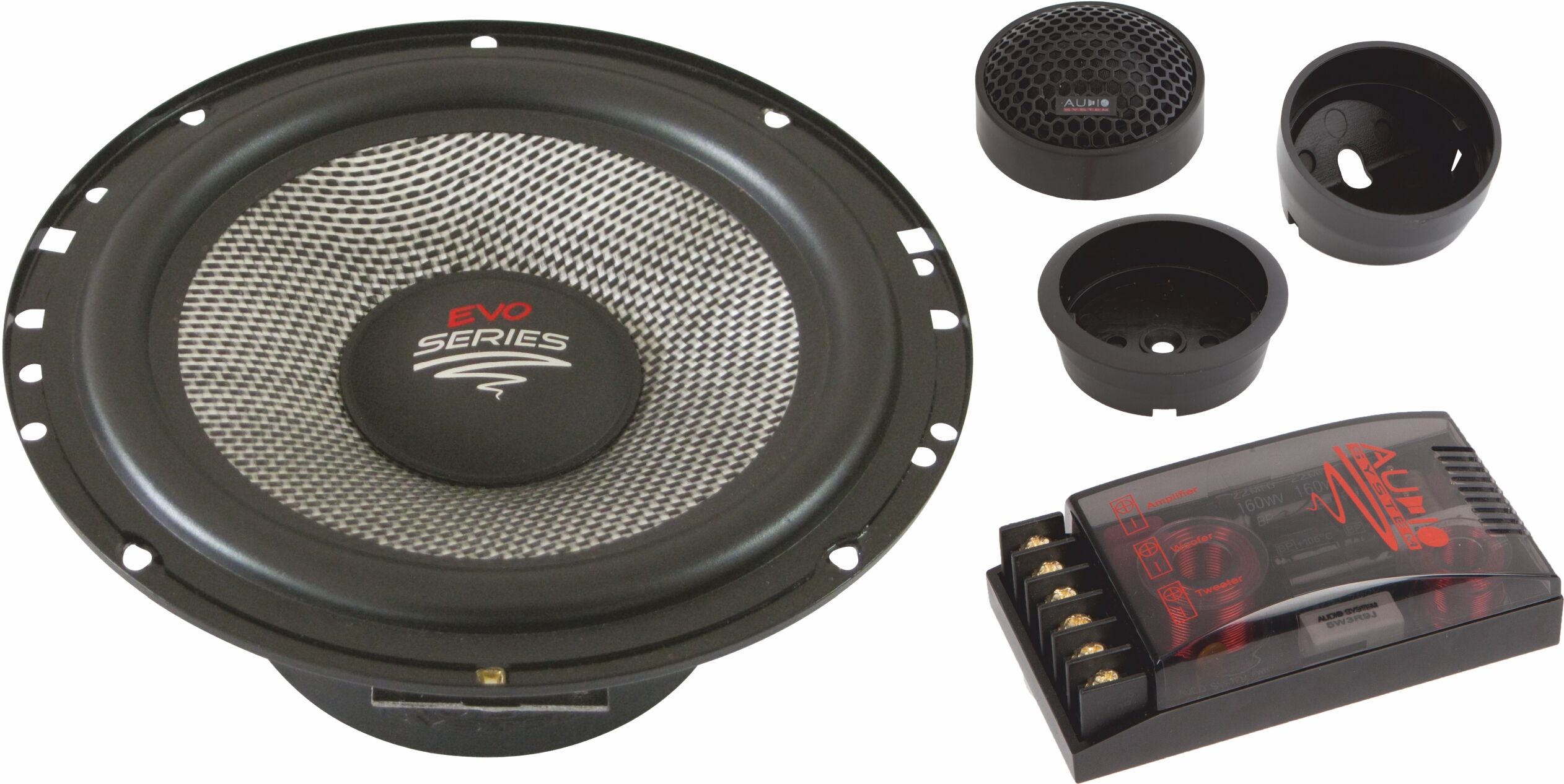 AUDIO SYSTEM R 165 EVO - 2-pásmové komponentní reproduktory 165 mm, 140 W, 89,5 