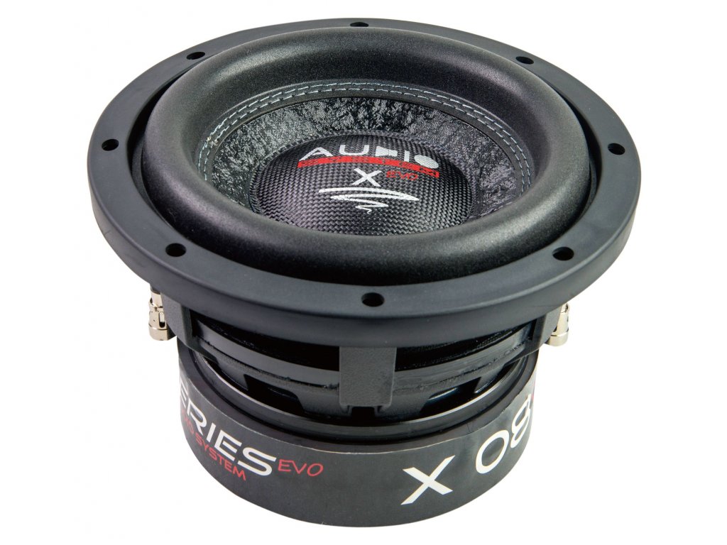 AUDIO SYSTEM X 08 EVO - 20-cm subwoofer 2 x 200 W RMS, 2+2 Ω