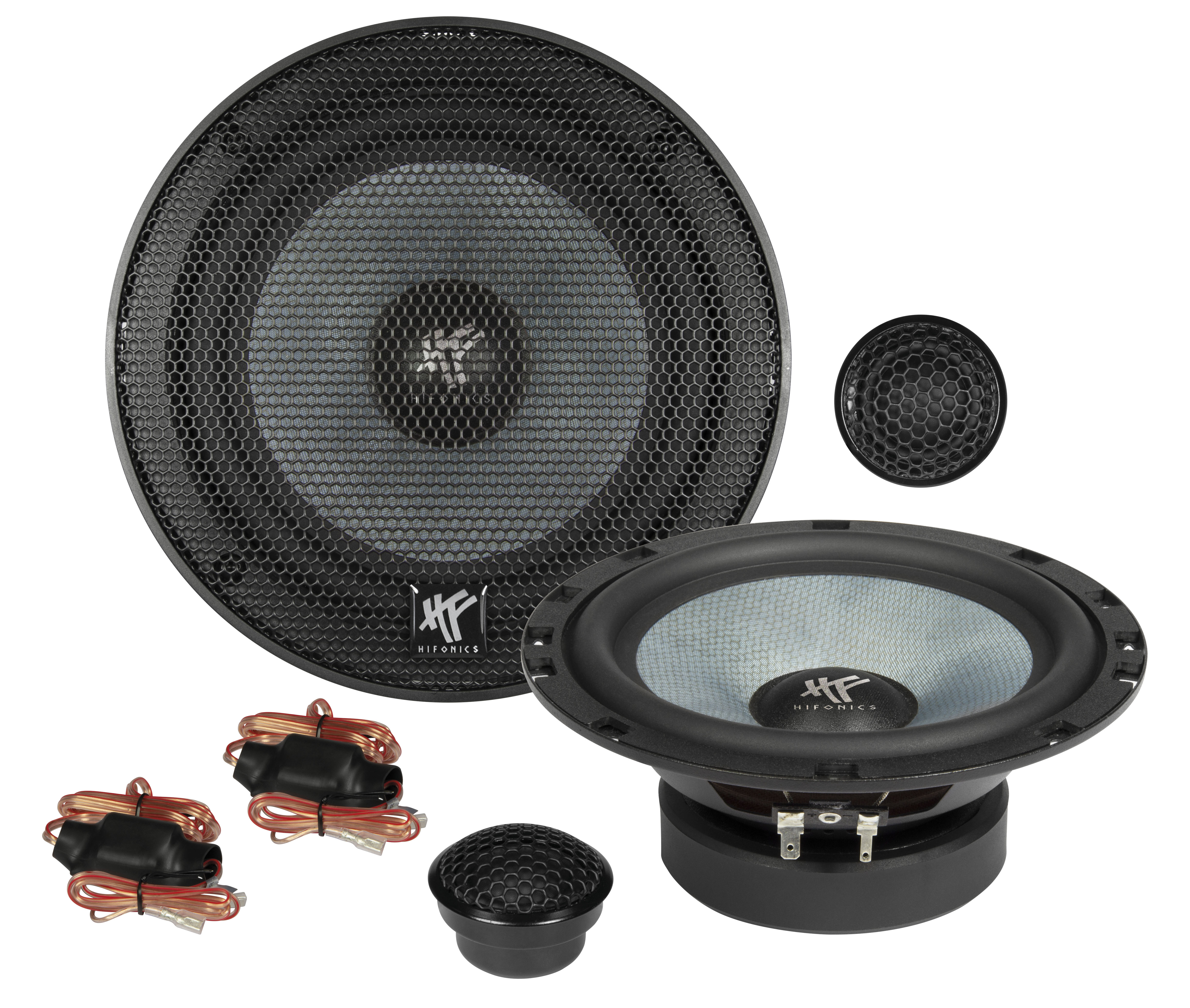 Hifonics ZS6.2E - <p>2-pásmové komponentní reproduktory, 16,5 cm, 100 W RMS, 4 <