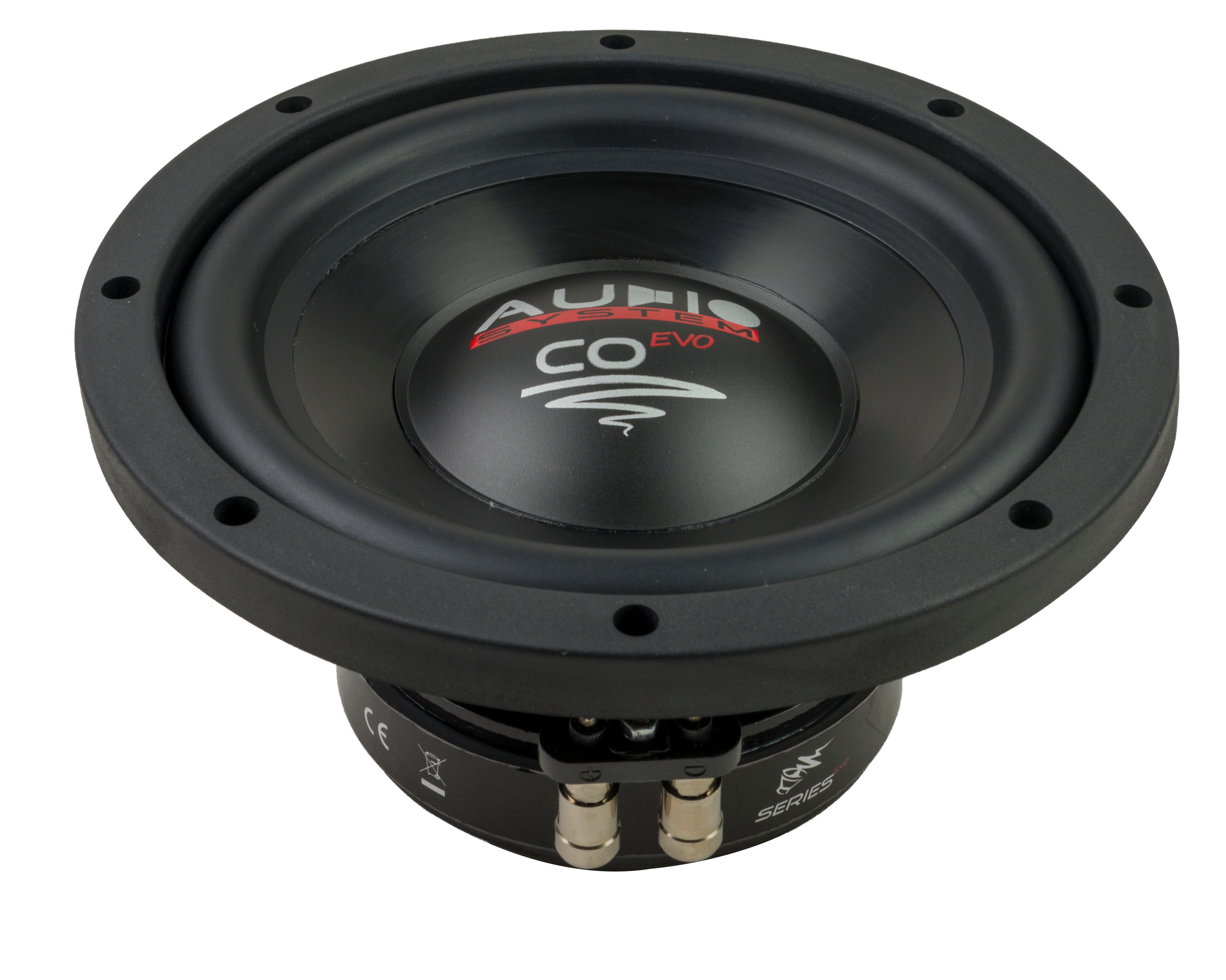 AUDIO SYSTEM CO 08 DC EVO - 20cm subwoofer 2 x 90 W RMS, 4+4 Ω