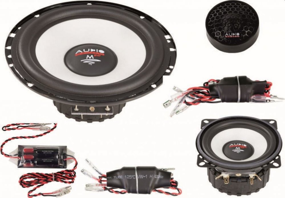 Audio System M 165/3 EVO 2 - <p><span>3-pásmové komponentní 165mm + 100mm + 24mm