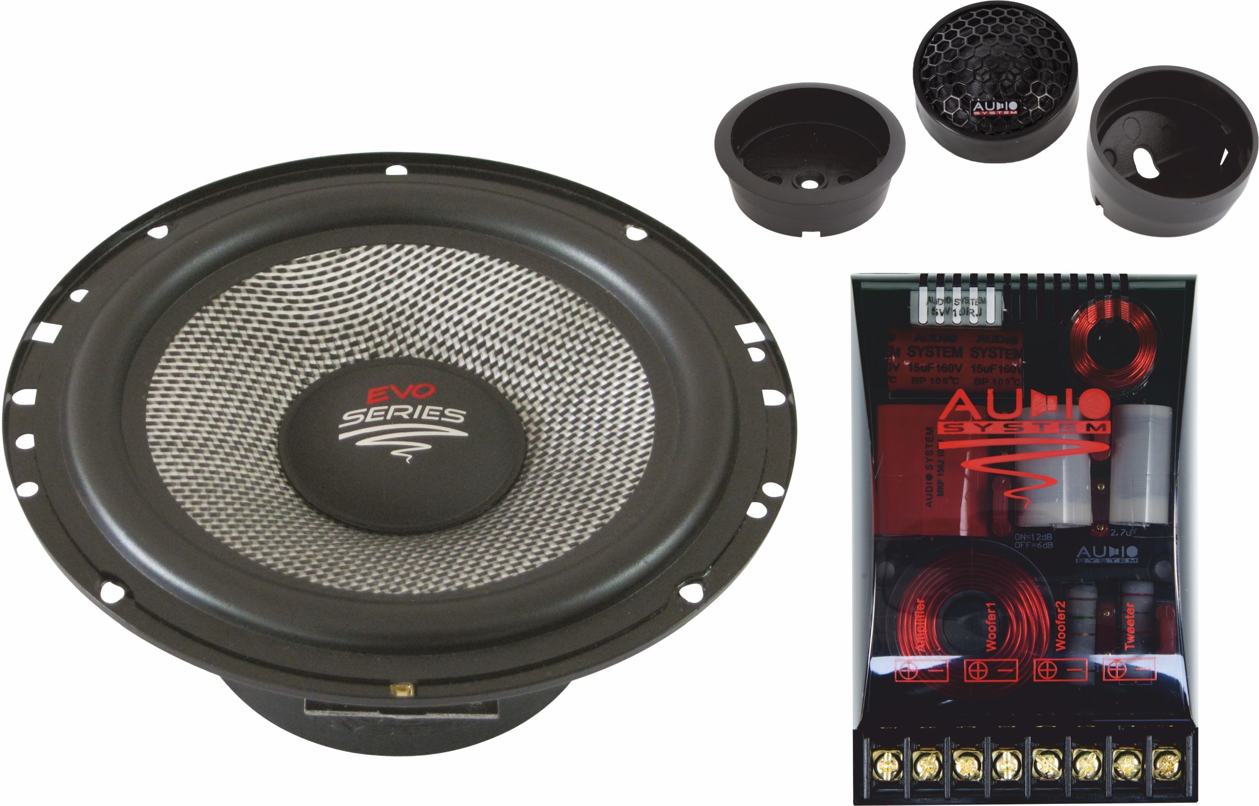 Audio System X 165 EVO 2 - <p><span>2-pásmové komponentní 165mm reproduktory,&nb