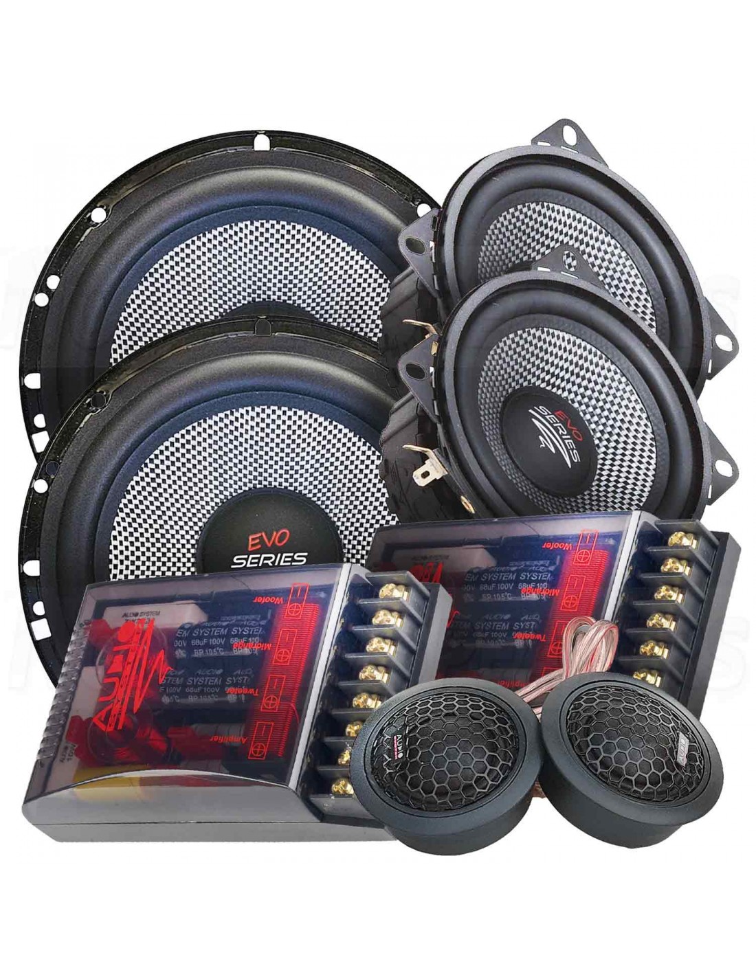 Audio System X 165/3 EVO 2 - <p><span>3-pásmové komponentní 165mm + 100mm reproduktory<br /></span><span>180W RMS / 3Ω</span></p>