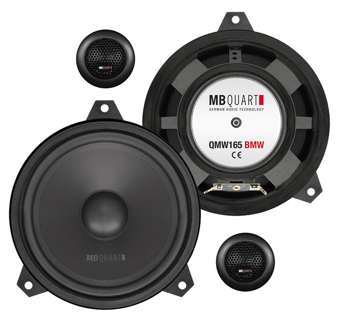 MB Quart QM165 E46 BMW - <p>2-pásmové komponentní reproduktory 160 mm určené pro