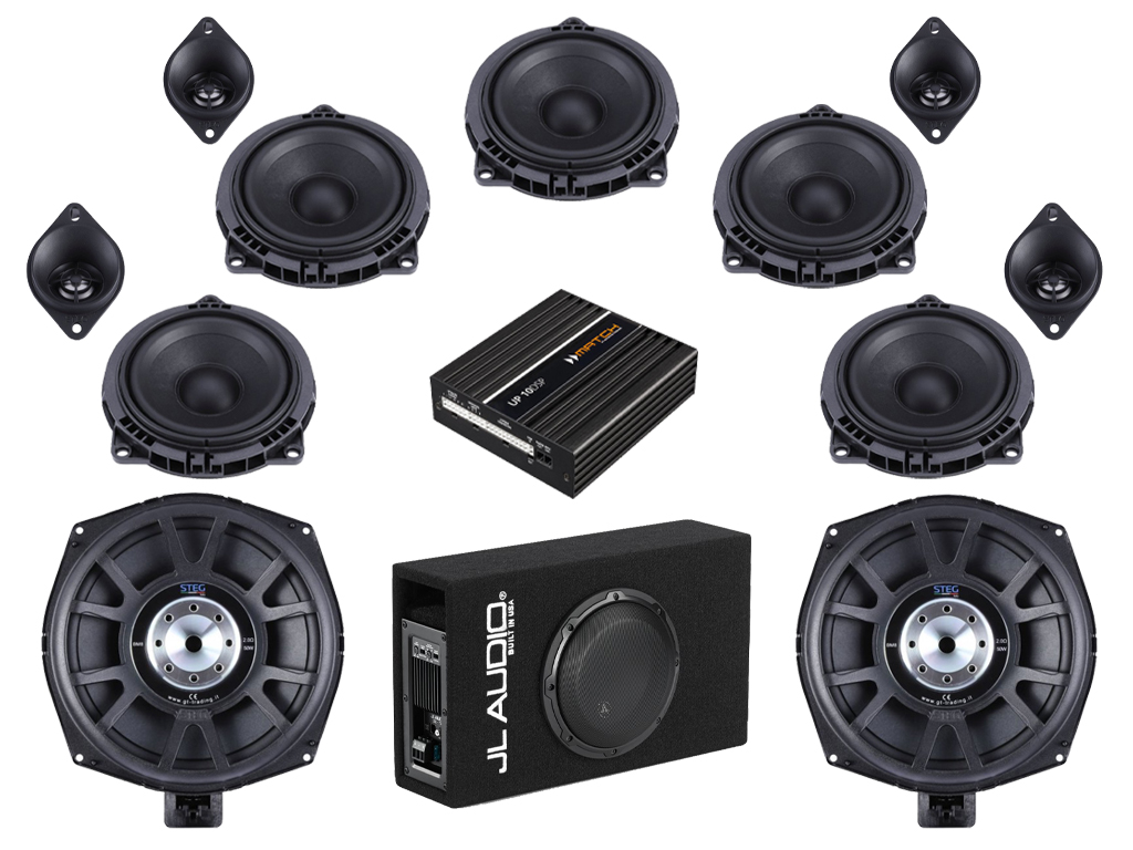 Premium -  kompletní ozvučení do BMW M4 - G82,G83,G26 (2021-) se systémem Harman/Kardon