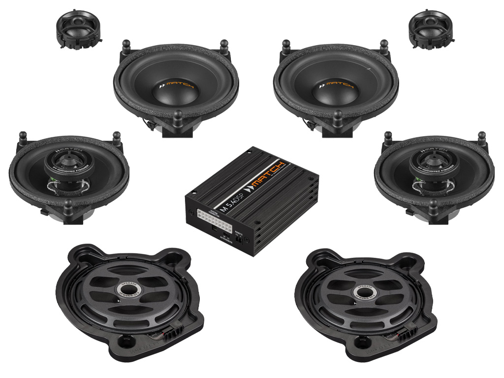 Stage 2 - kompletní ozvučení do Mercedes-Benz S (2014-) se základním audio systémem