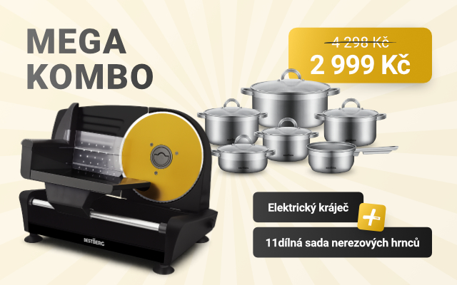 Kombo Kráječ černý a hrnce