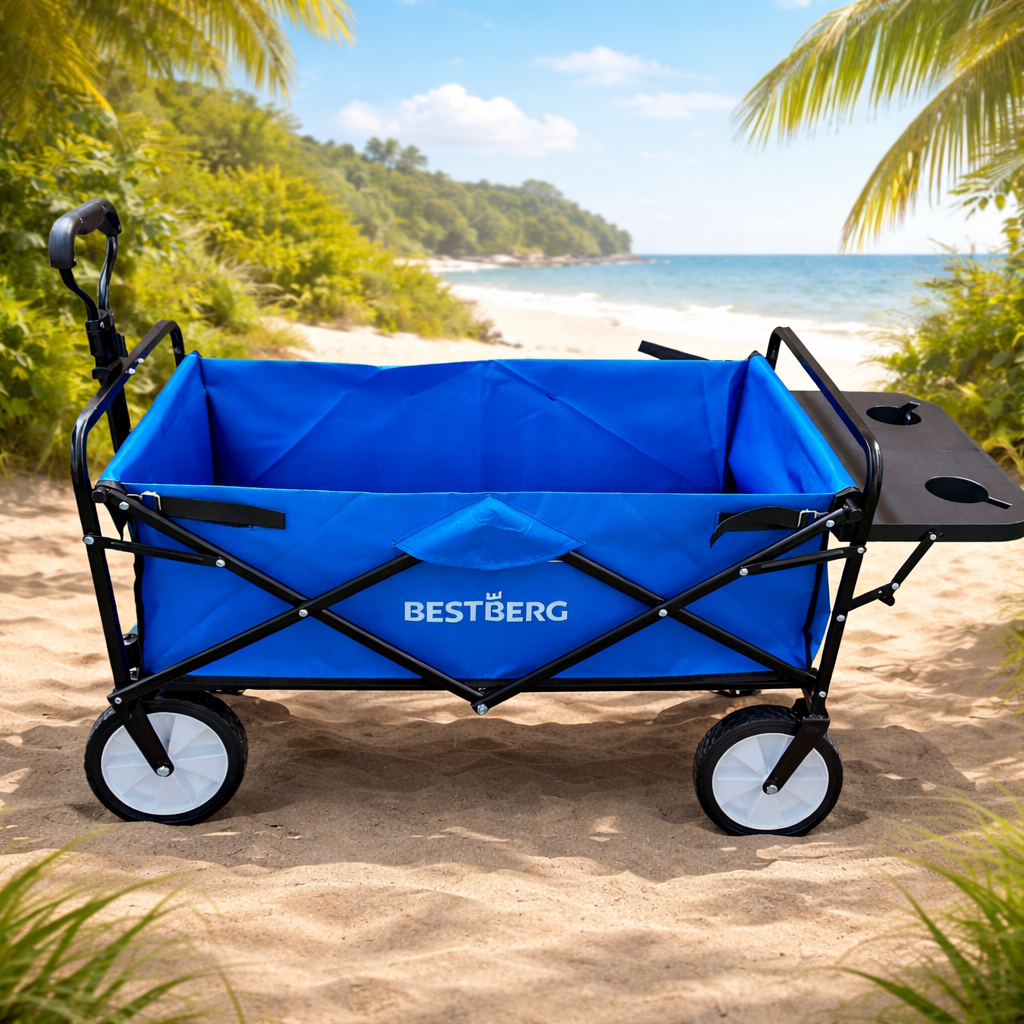 Skládací plážový vozík BestBerg BBBW-10BE