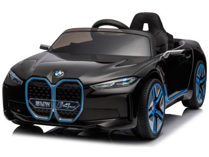 Dětské elektrické autíčko s dálkovým ovládáním BestBerg BBCC-20B – BMW i4 / nosnost 30 kg / Li-Ion baterie / černá