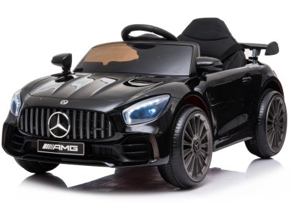 Dětské elektrické autíčko s dálkovým ovládáním BestBerg BBCC-50B – Mercedes-Benz AMG GT R / nosnost 25 kg / Li-Ion baterie / černá