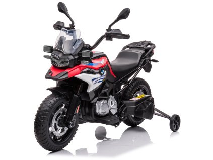 Dětská elektrická motorka BestBerg BBCC-80R – BMW F 850 GS / od 3 let / nosnost 30 kg / červená