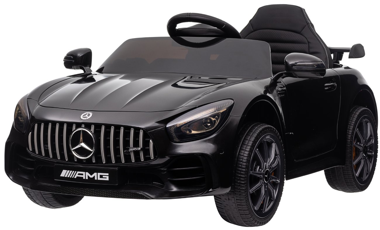 Dětské elektrické autíčko s dálkovým ovládáním BestBerg BBCC-10B – Mercedes-Benz AMG GT R / od 3 let / nosnost 25 kg / černá