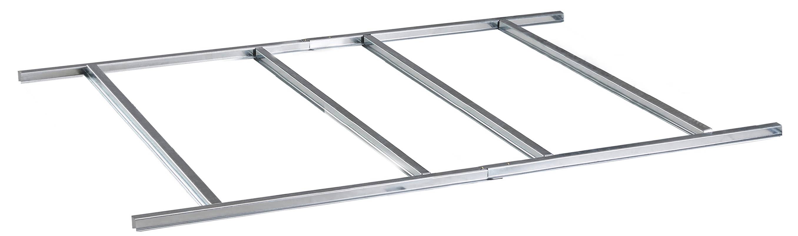 Základna BBSH-ZD67 pro zahradní domek BestBerg ZD-67 / 122 x 196 cm / ocel / stříbrná