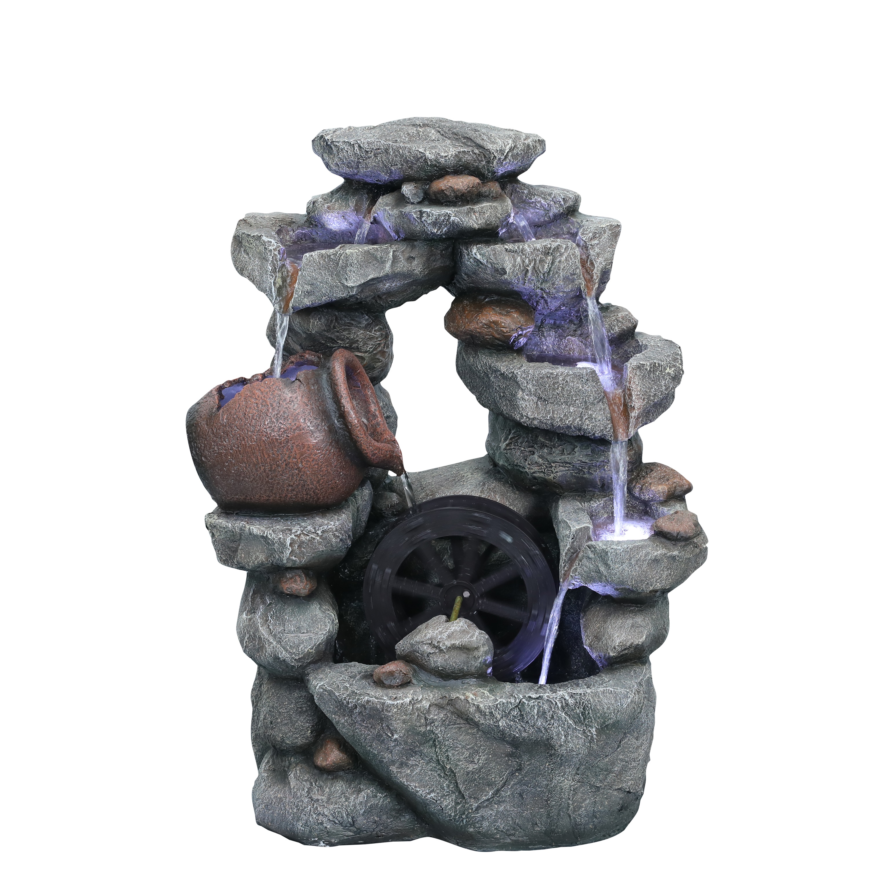 Zahradní fontána BestBerg EF-12 / polyresin / 57 x 34,5 x 74 cm