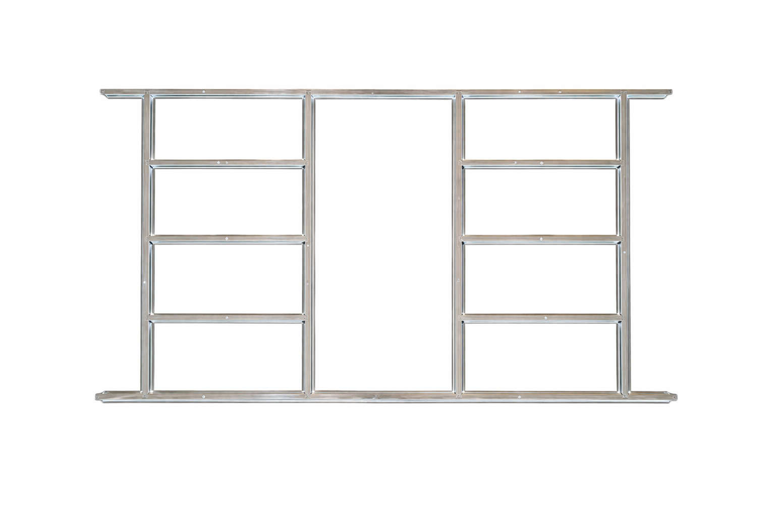 Základna BBSH-B2 pro zahradní domek BestBerg BBSH-608 / 142 x 242 cm / ocel / stříbrná