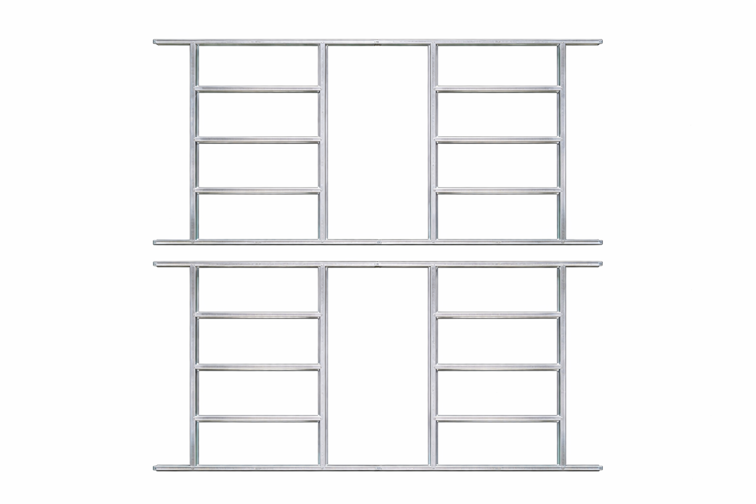 Základna BBSH-B3 pro zahradní domek BestBerg BBSH-1208 / 284 x 242 cm / ocel / stříbrná
