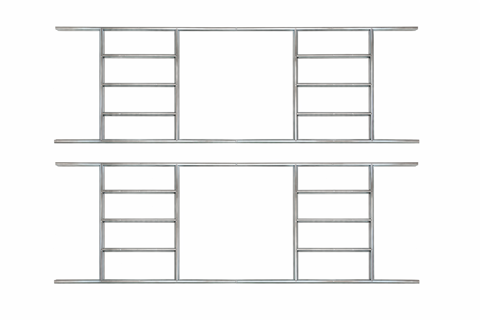 Základna BBSH-B4 pro zahradní domek BestBerg BBSH-1113 / 284 x 327 cm / ocel / stříbrná